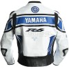 WGP Yamaha R6 50th Anniversary Blue Armoured Leather Motorcycle  Jacket